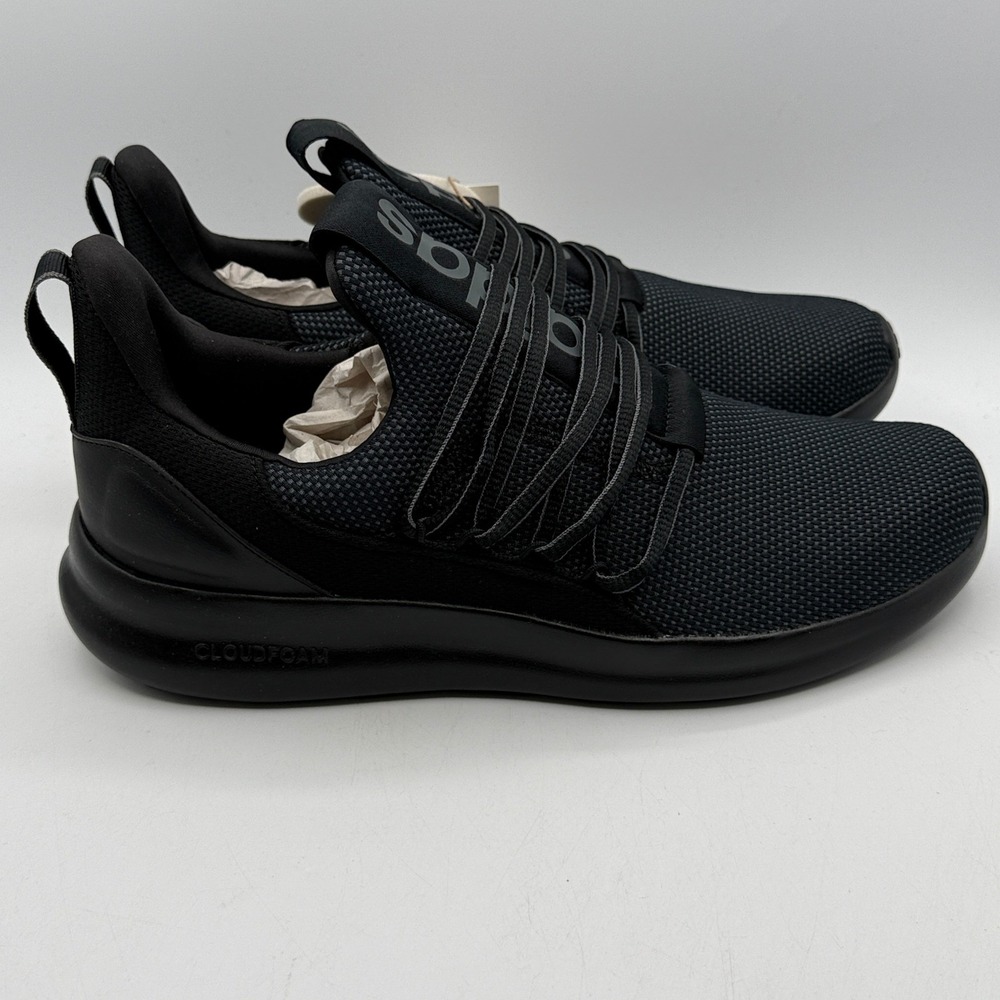 Adidas Lite Racer Adapt 7.0 Shoes Mens Size 11.5 Black Slip On Running IE6327